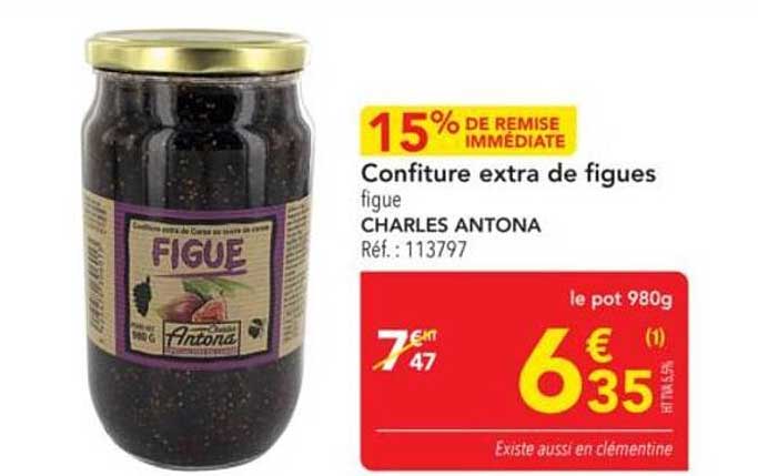 Confiture extra de figues