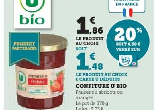 Confiture U BIO