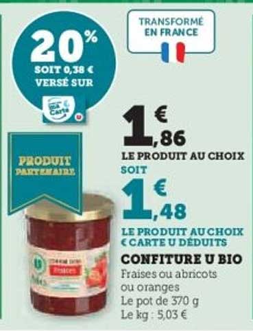 CONFITURE U BIO