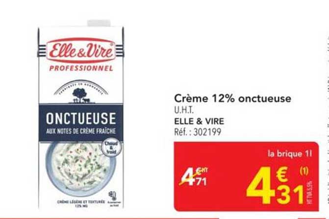 Crème 12% onctueuse