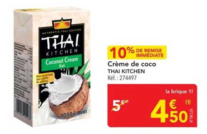 Crème de coco THAI KITCHEN