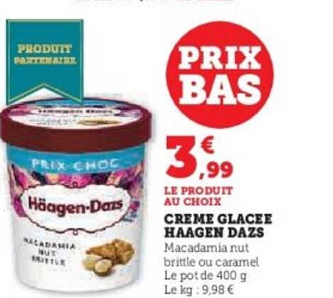 CREME GLACEE HAAGEN DAZS