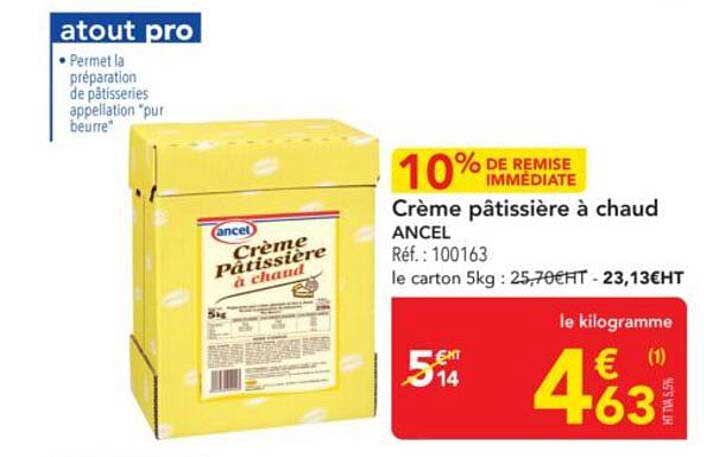Crème pâtissière à chaud