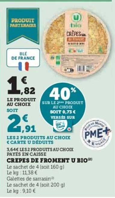 Crêpes de Froment U BIO