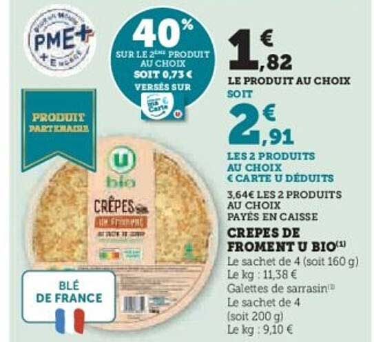 Crêpes de Froment U Bio