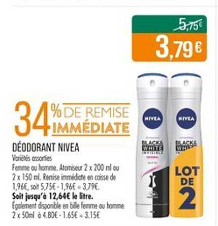 DEODORANT NIVEA