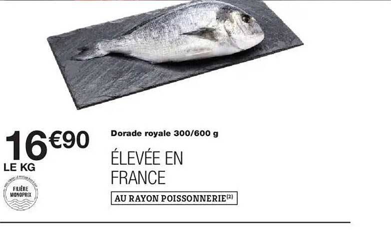 Dorade royale 300/600 g