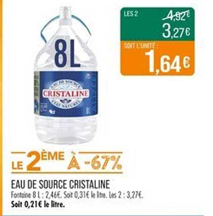 EAU DE SOURCE CRISTALINE