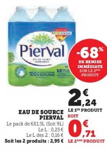 EAU DE SOURCE PIERVAL