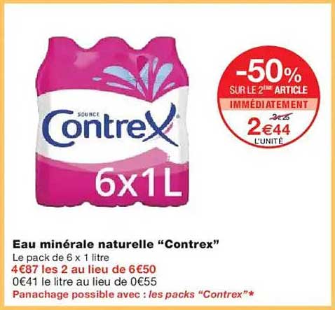Eau minérale naturelle “Contrex”