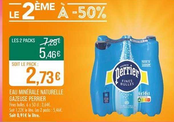 EAU MINÉRALE NATURELLE GAZEUSE PERRIER