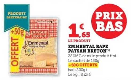 EMMENTAL RÂPE PAYSAN BRETON