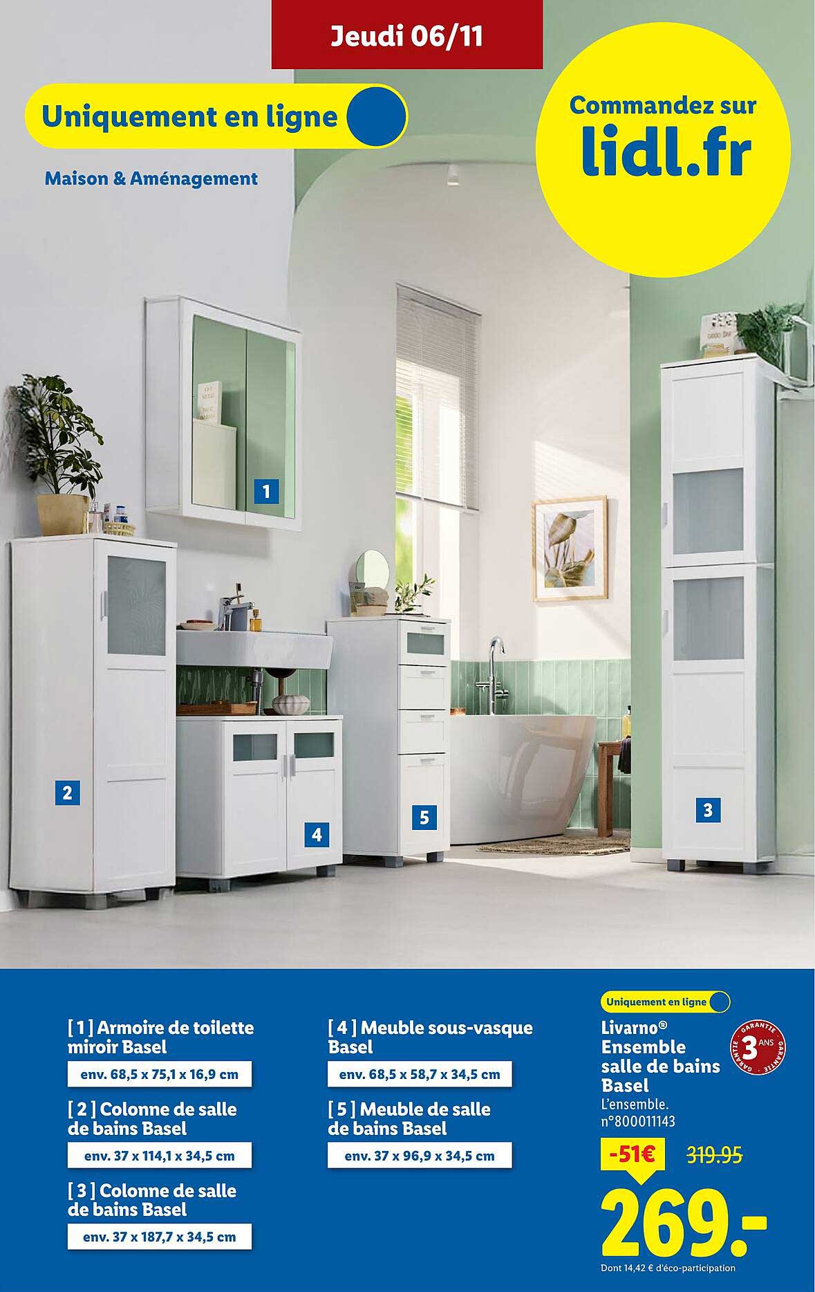 Ensemble salle de bains Basel