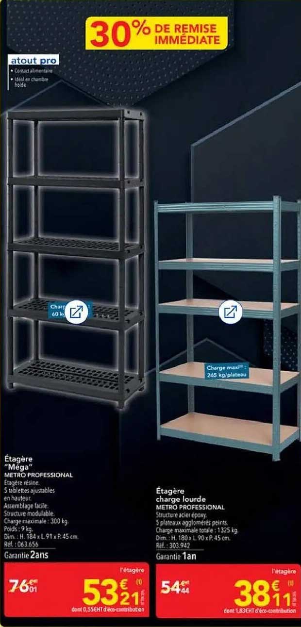 Étagère Mêga® METRO PROFESSIONAL