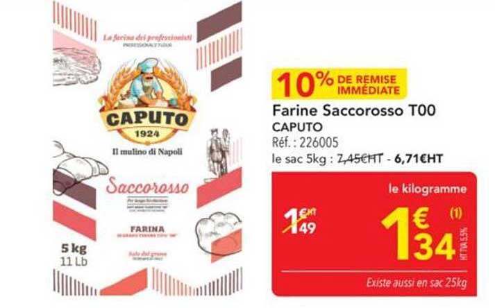 Farine Saccorosso T00 CAPUTO