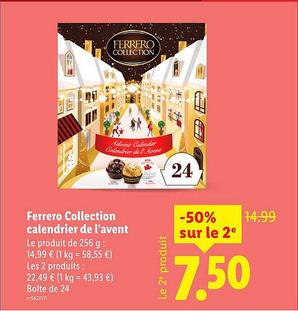 Ferrero Collection calendrier de l'avent