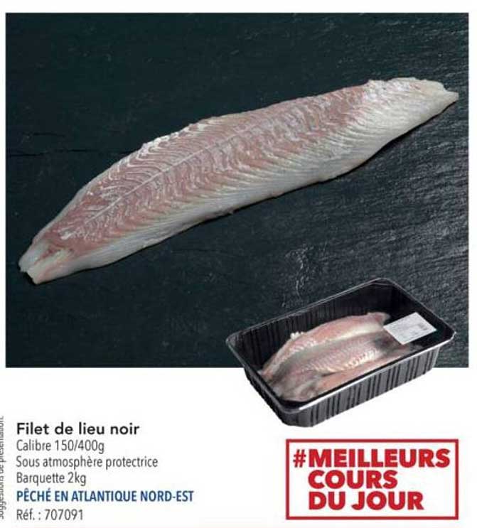 Filet de lieu noir