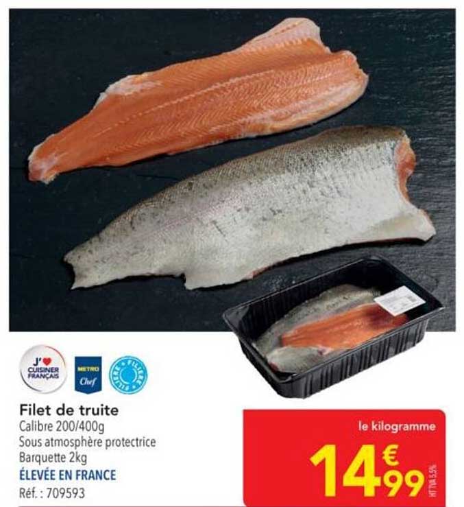 Filet de truite