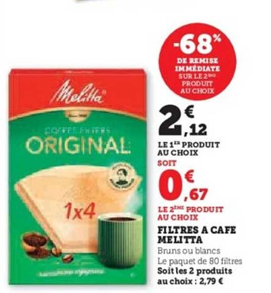FILTRÉ A CAFÉ MELITTA