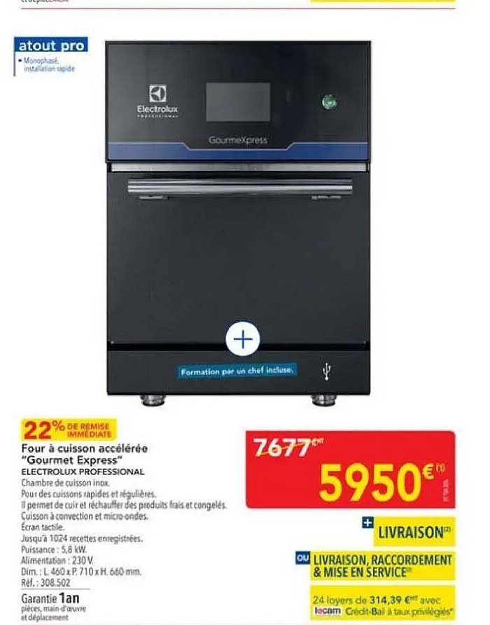 Four à cuisson accélérée "Gourmet Express"