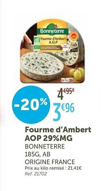 Fourme d'Ambert AOP 29%MG