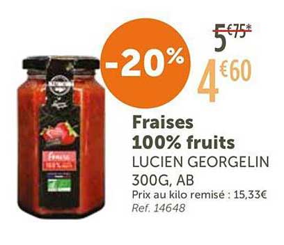 Fraises 100% fruits