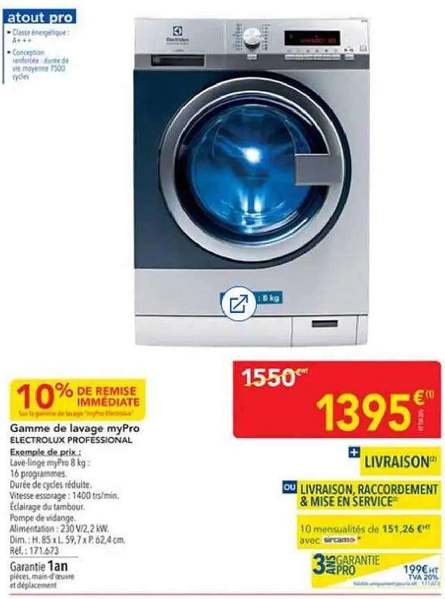 Gamme de lavage myPro ELECTROLUX PROFESSIONAL