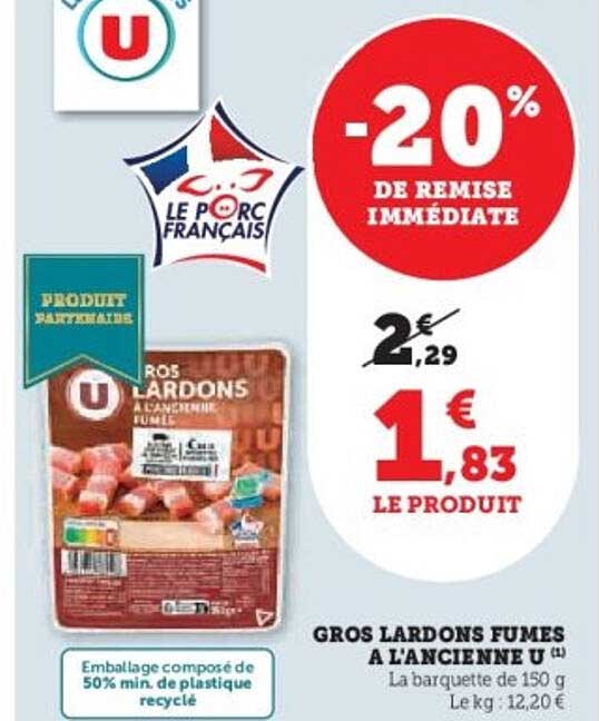 GROS LARDONS FUMÉS À L'ANCIENNE U