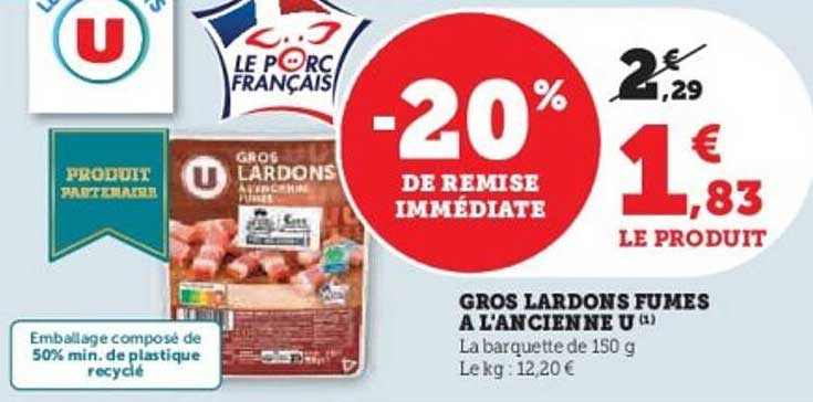 GROS LARDONS FUMÉS À L’ANCIENNE U