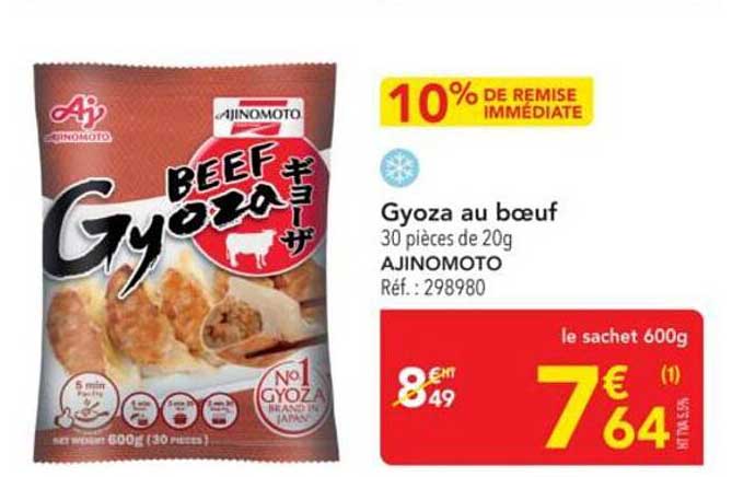 Gyoza au bœuf