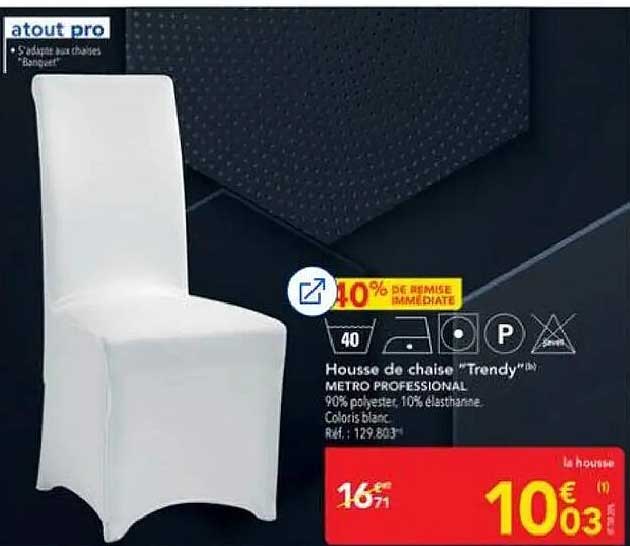 Housse de chaise "Trendy"