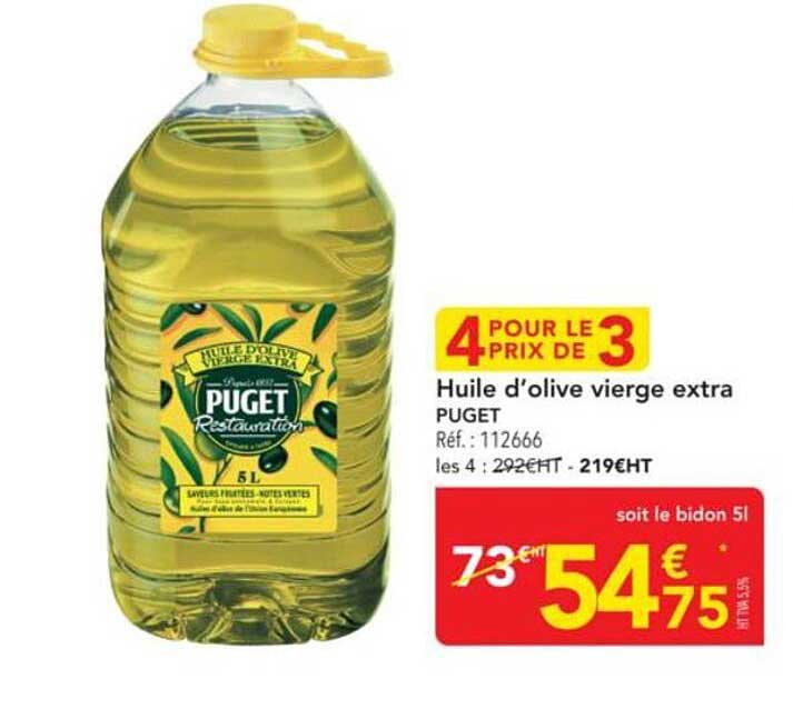 Huile d'olive vierge extra PUGET