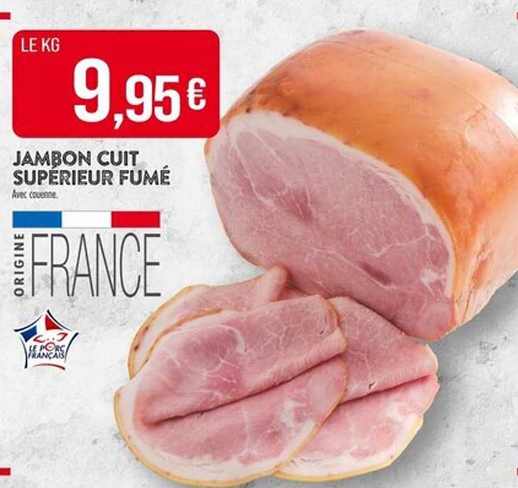 JAMBON CUIT SUPÉRIEUR FUMÉ