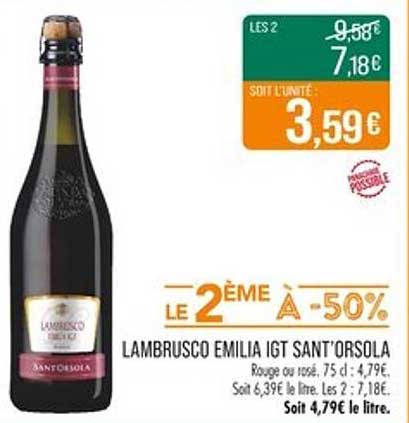 LAMBRUSCO EMILIA IGT SANT'ORSOLA