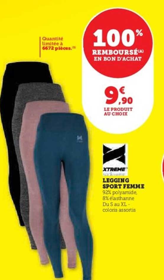 LEGGING SPORT FEMME