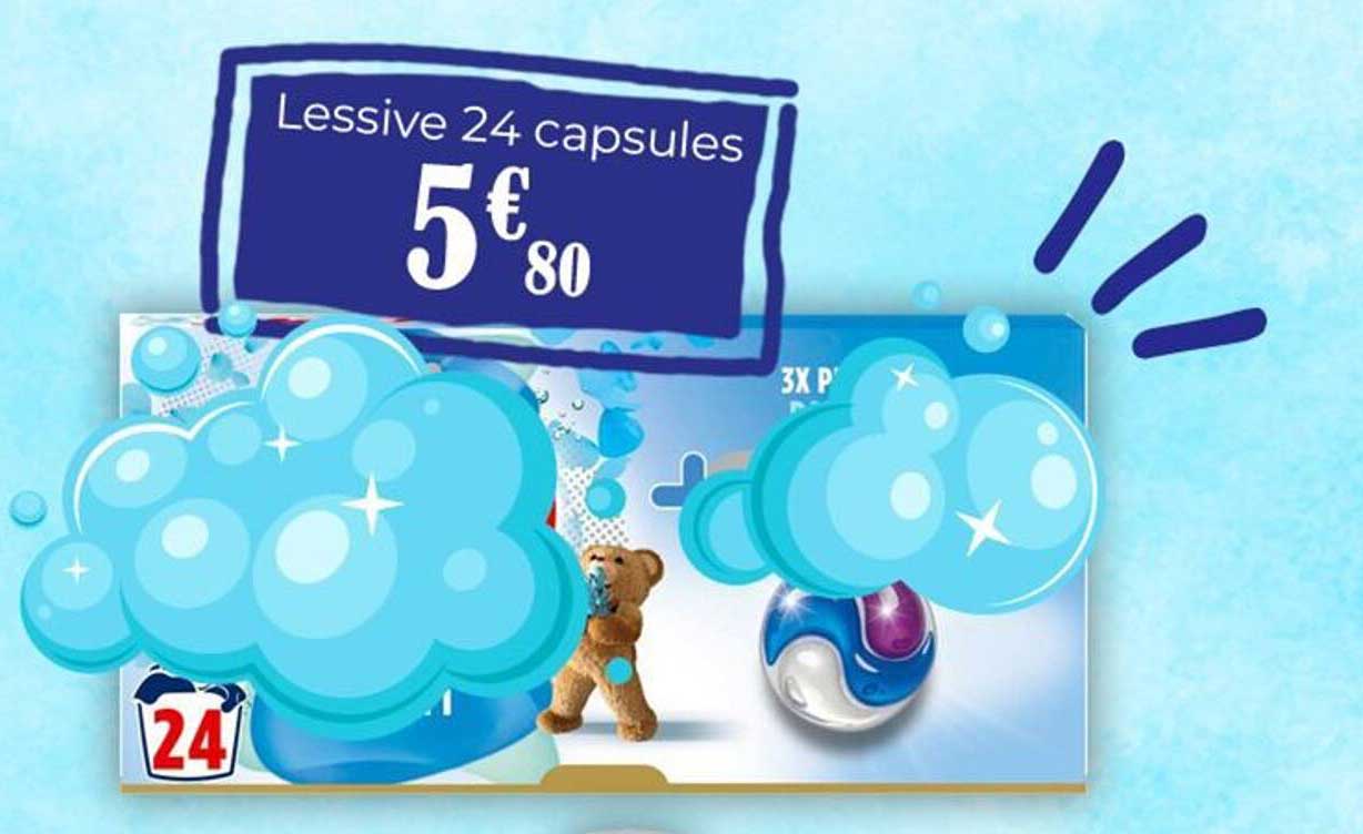 Lessive 24 capsules