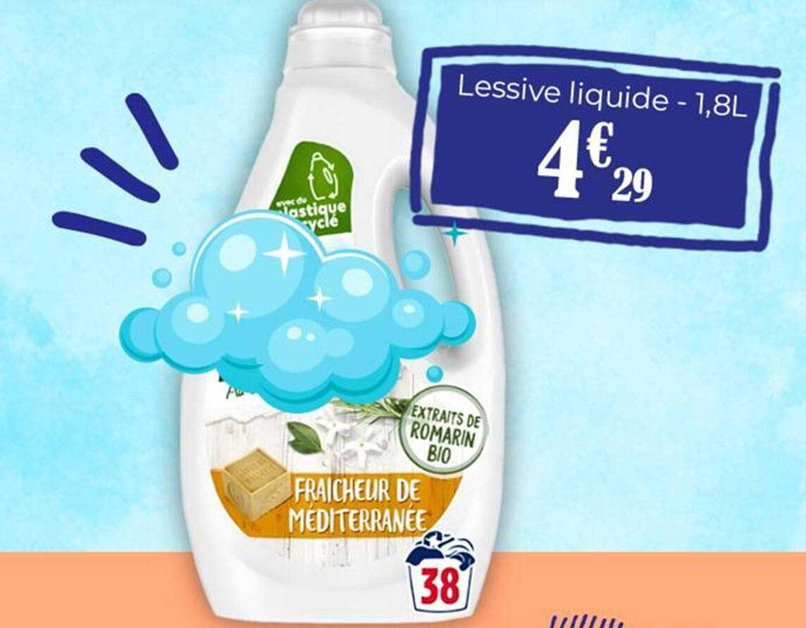 Lessive liquide - 1,8L