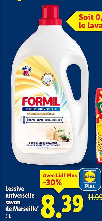 Lessive universelle savon de Marseille*