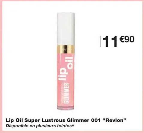 Lip Oil Super Lustrous Glimmer 001 “Revlon”