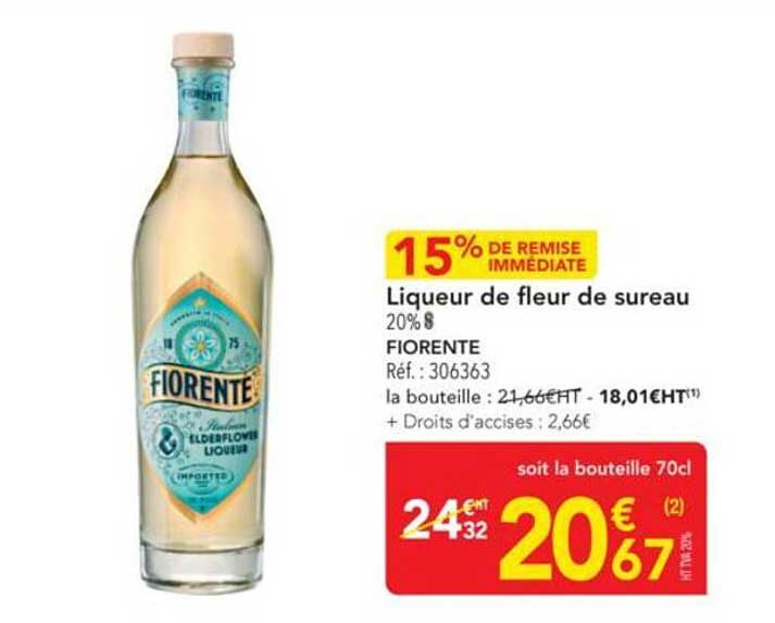 Liqueur de fleur de sureau