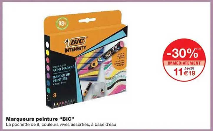 Marqueurs peinture “BIC”