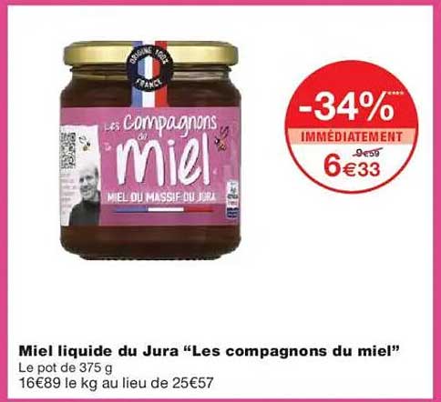 Miel liquide du Jura "Les compagnons du miel!"