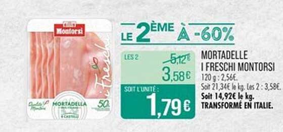MORTADELLE I FRESCHI MONTORSI