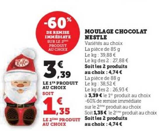 MOULAGE CHOCOLAT NESTLE