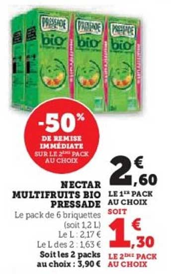 NECTAR MULTIFRUITS BIO PRESSE