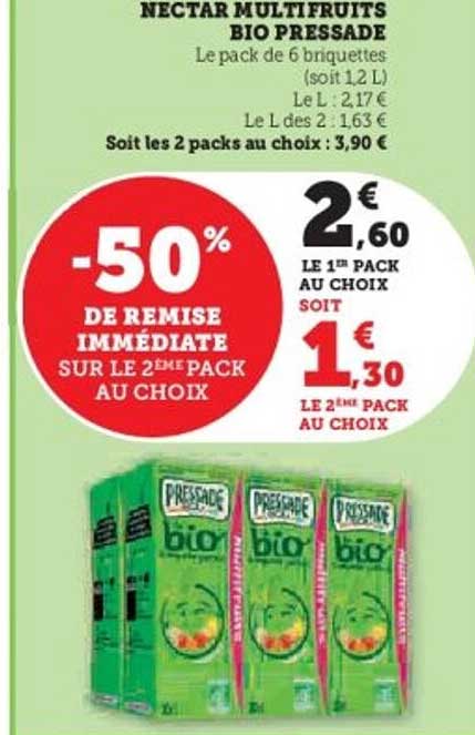 NECTAR MULTIFRUITS BIO PRESSEDE