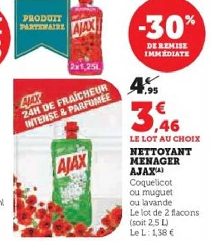 NETTOYANT MENAGER AJAX