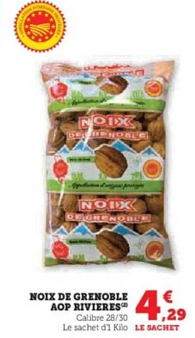 NOIX DE GRENOBLE AOP RIVIERES