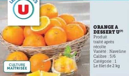 ORANGE A DESSERT U