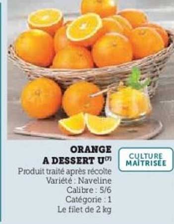 ORANGE A DESSERT U